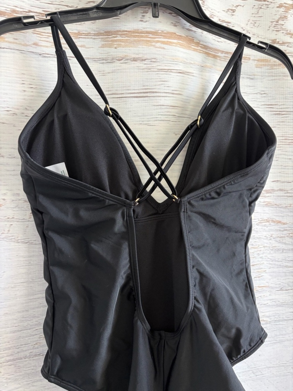 NWT wild fable Black, Cheeky, Extra High-Leg Swimsuit - Picture 3 of 5